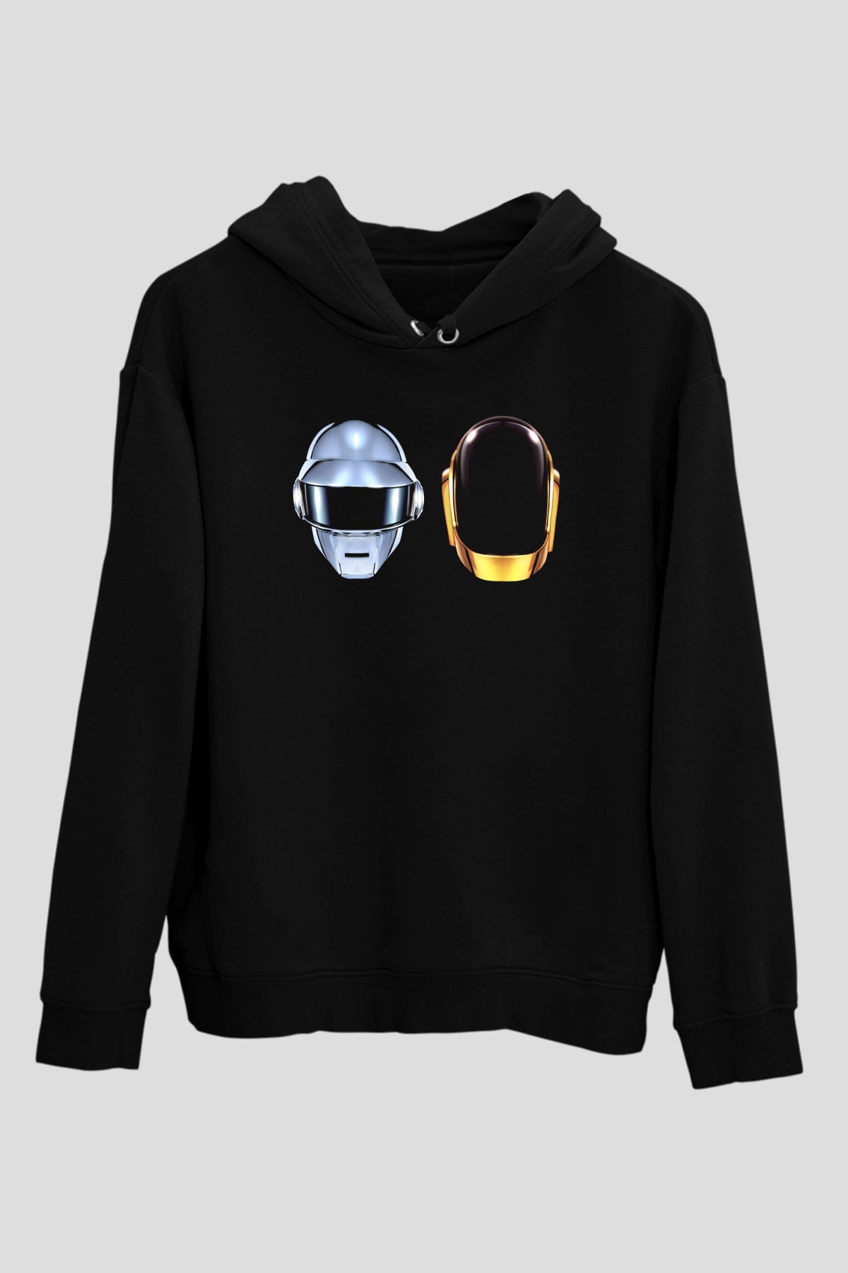 Daft Punk Siyah Unisex Hoodie