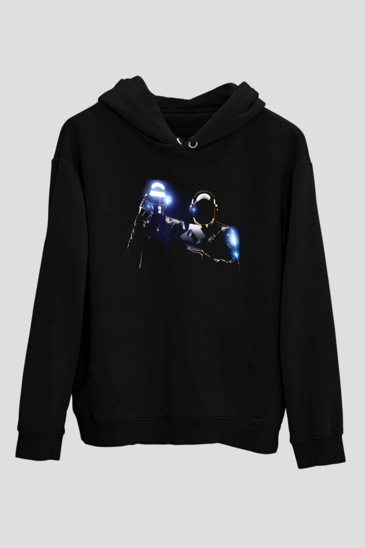 Daft Punk Siyah Unisex Hoodie