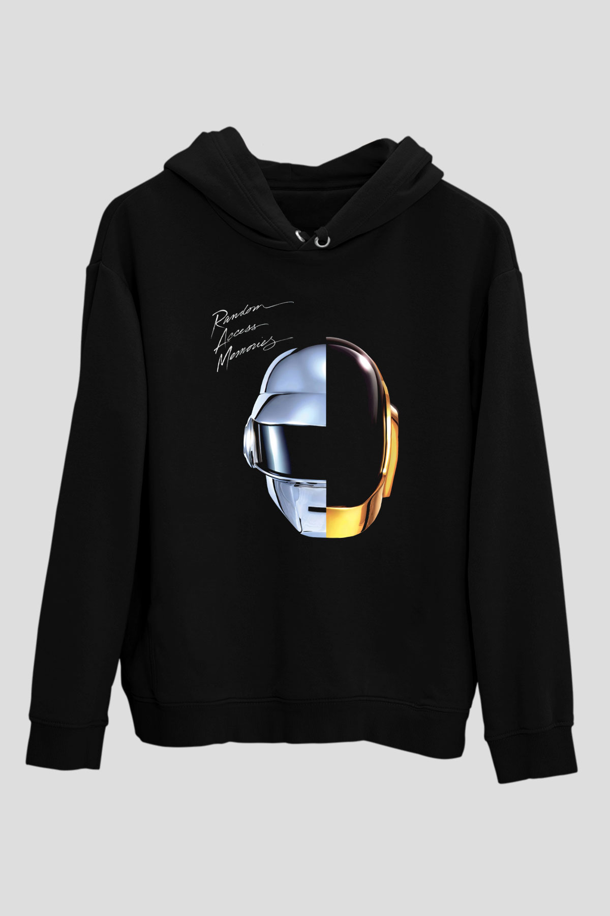 Daft Punk Siyah Unisex Hoodie