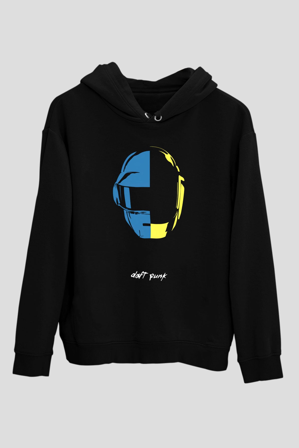 Daft Punk Siyah Unisex Hoodie