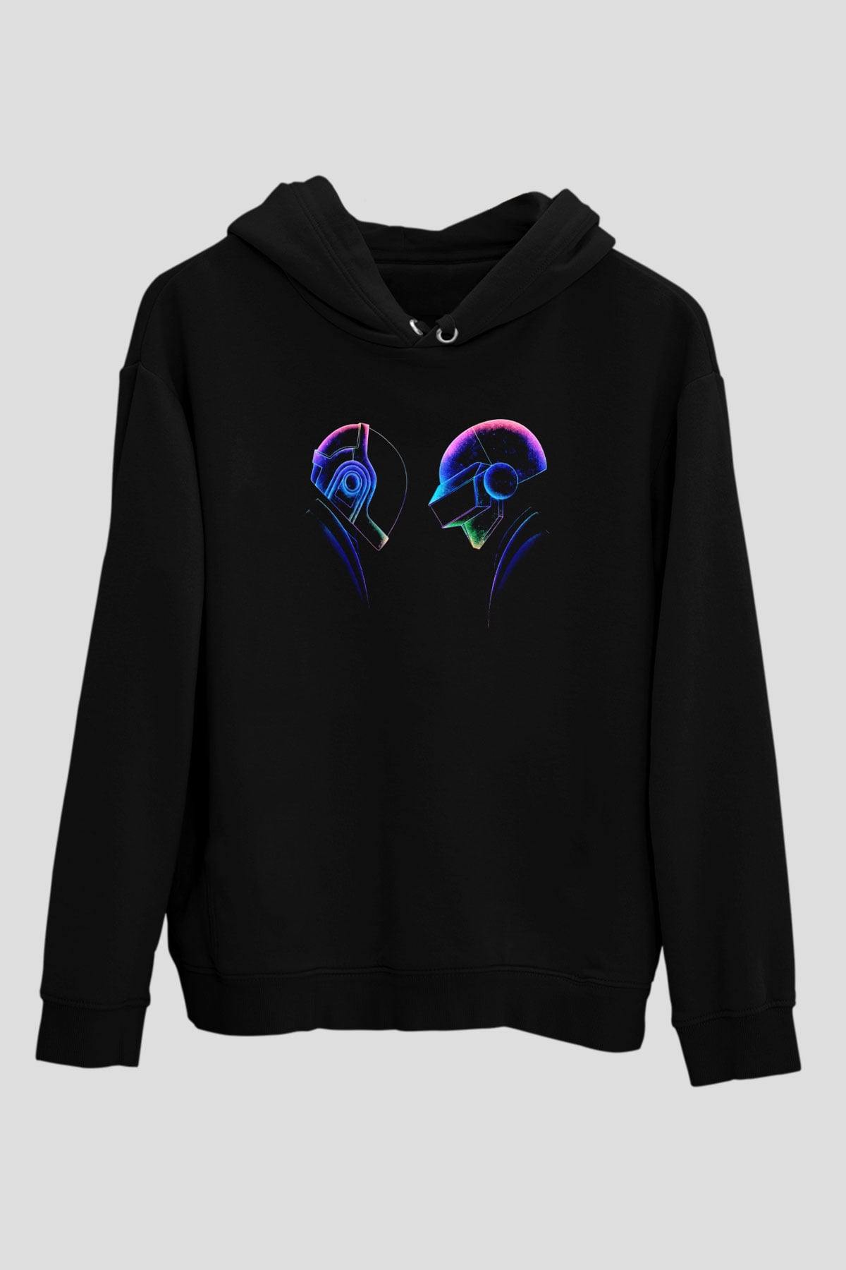 Daft Punk Siyah Unisex Hoodie