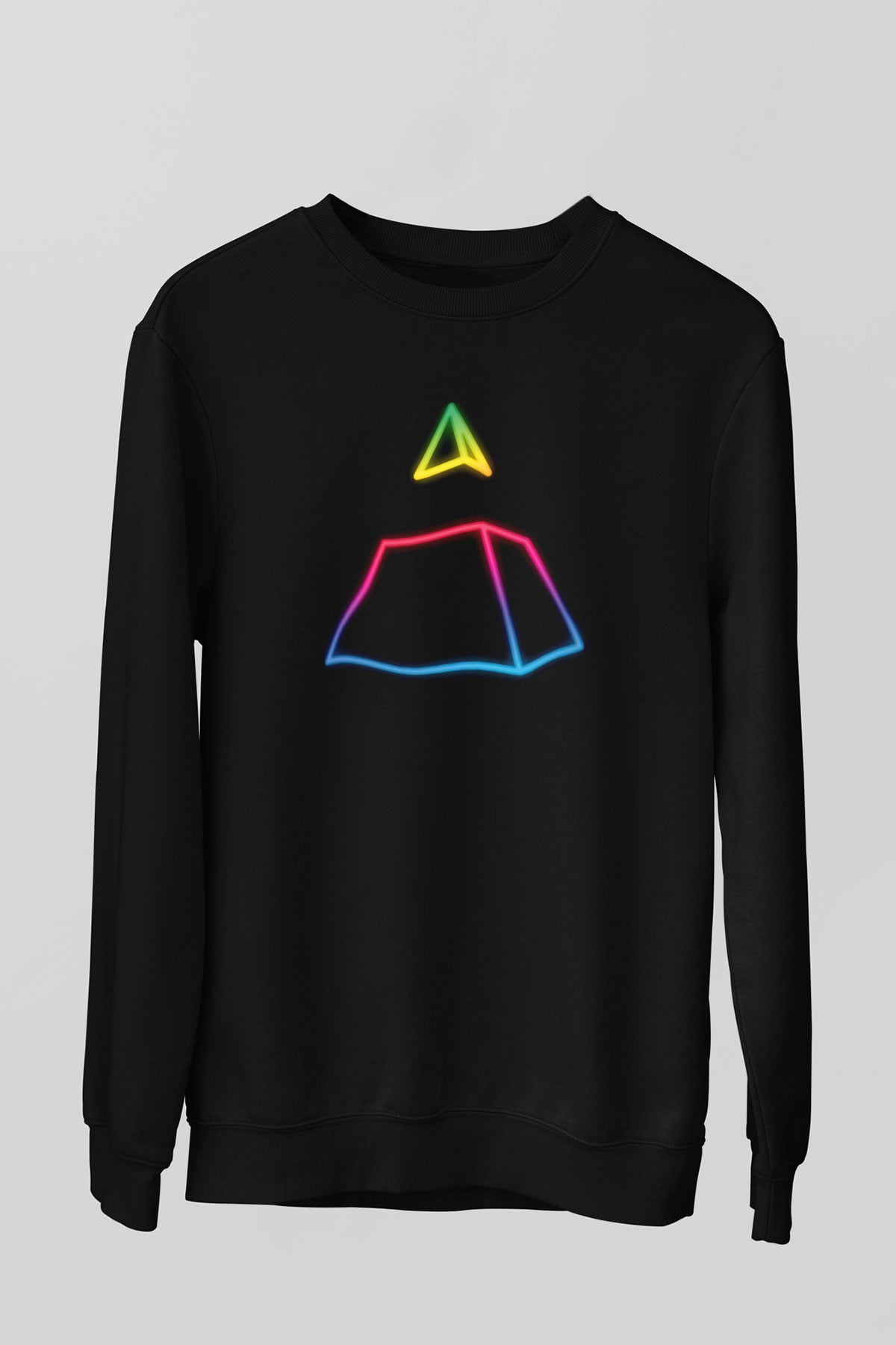 Daft Punk Siyah Unisex Sweatshirt