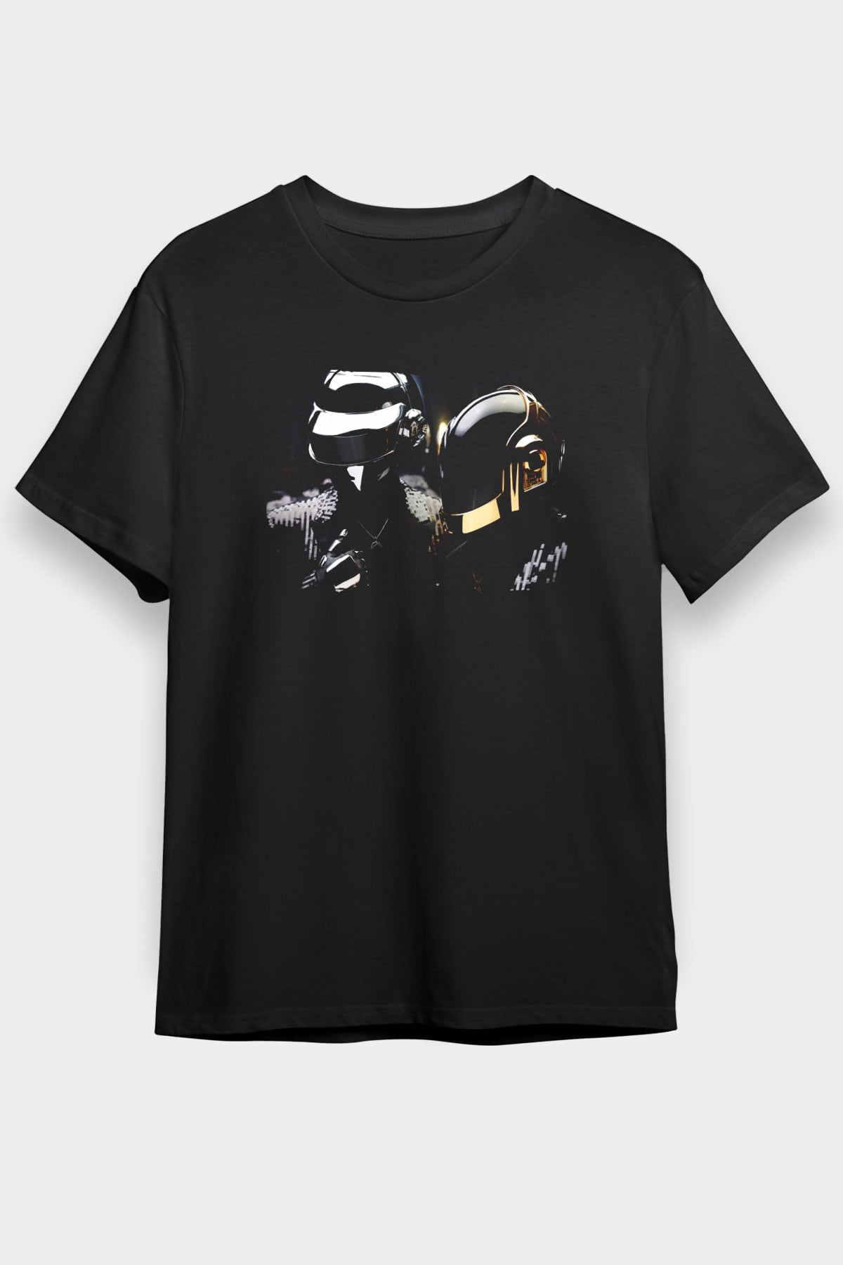 Daft Punk Siyah Unisex Tişört T-Shirt - TişörtFabrikası