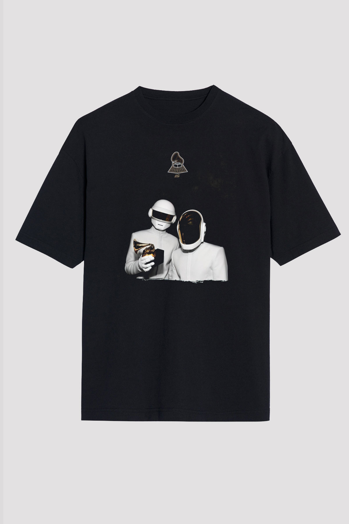 Daft Punk Siyah Unisex Tişört T-Shirt - TişörtFabrikası