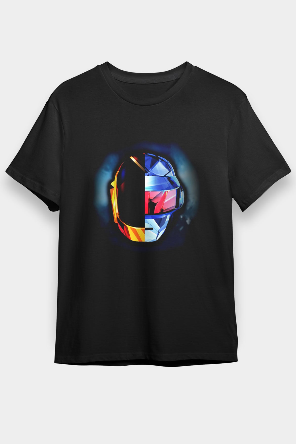 Daft Punk Siyah Unisex Tişört T-Shirt - TişörtFabrikası