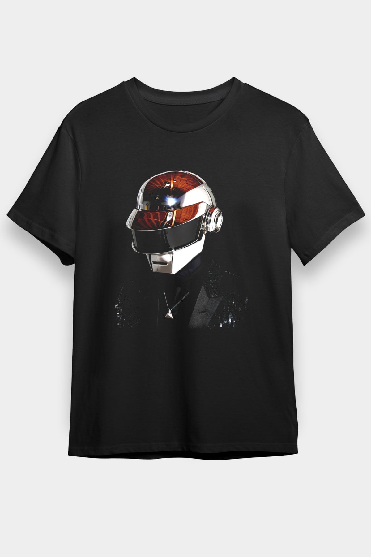 Daft Punk Siyah Unisex Tişört T-Shirt - TişörtFabrikası