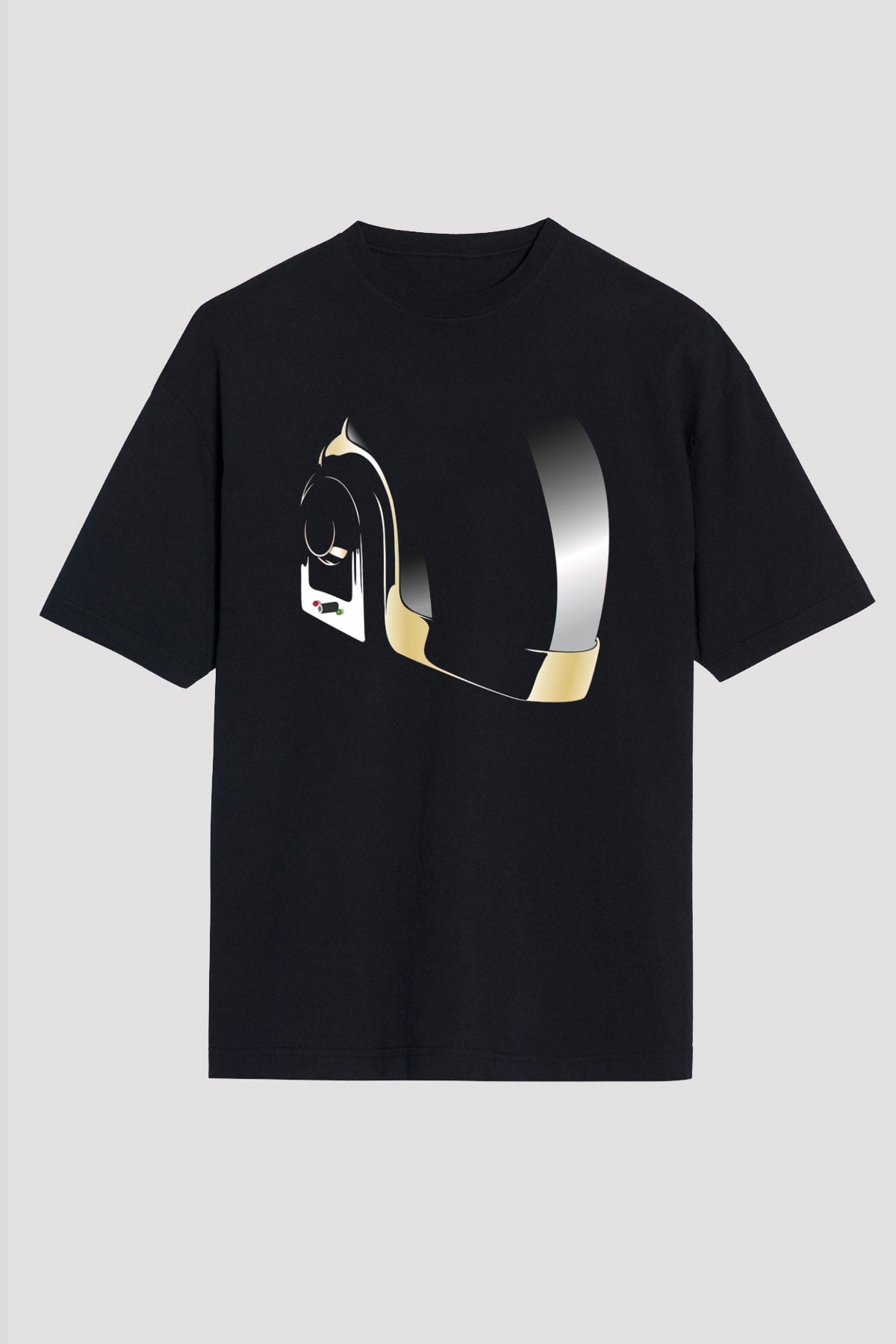 Daft Punk Siyah Unisex Tişört T-Shirt - TişörtFabrikası