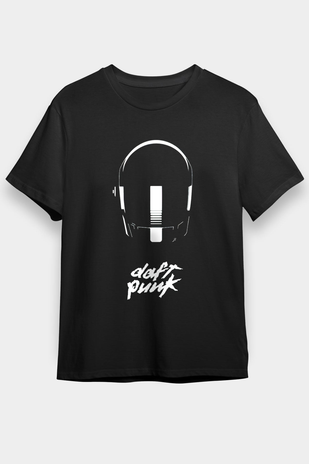 Daft Punk Siyah Unisex Tişört T-Shirt - TişörtFabrikası