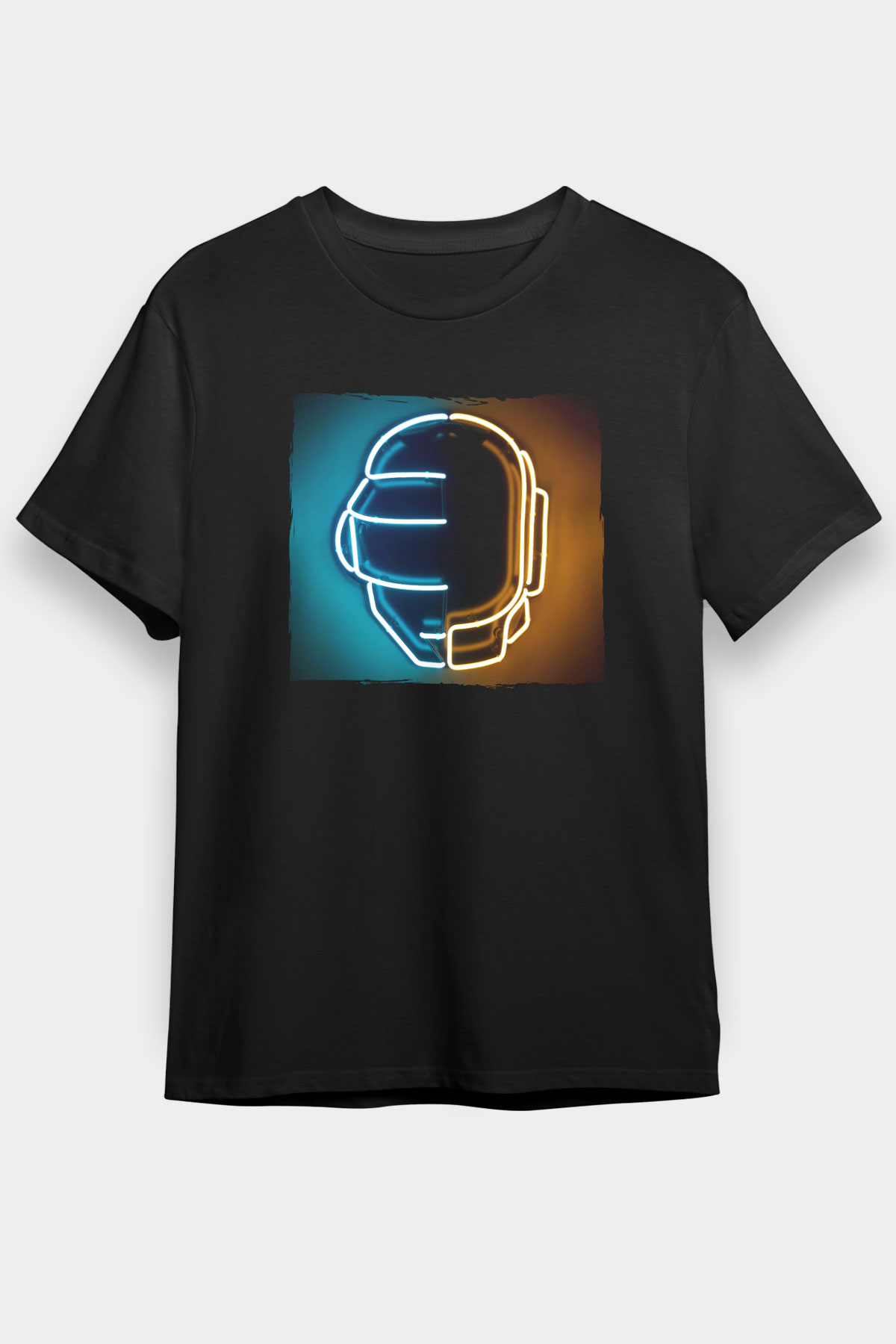 Daft Punk Siyah Unisex Tişört T-Shirt - TişörtFabrikası