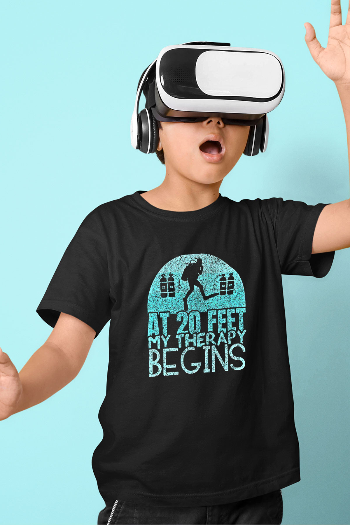 Dağcılık - Mountaineering Baskılı Unisex Siyah Çocuk Tİşörtü - Tshirt