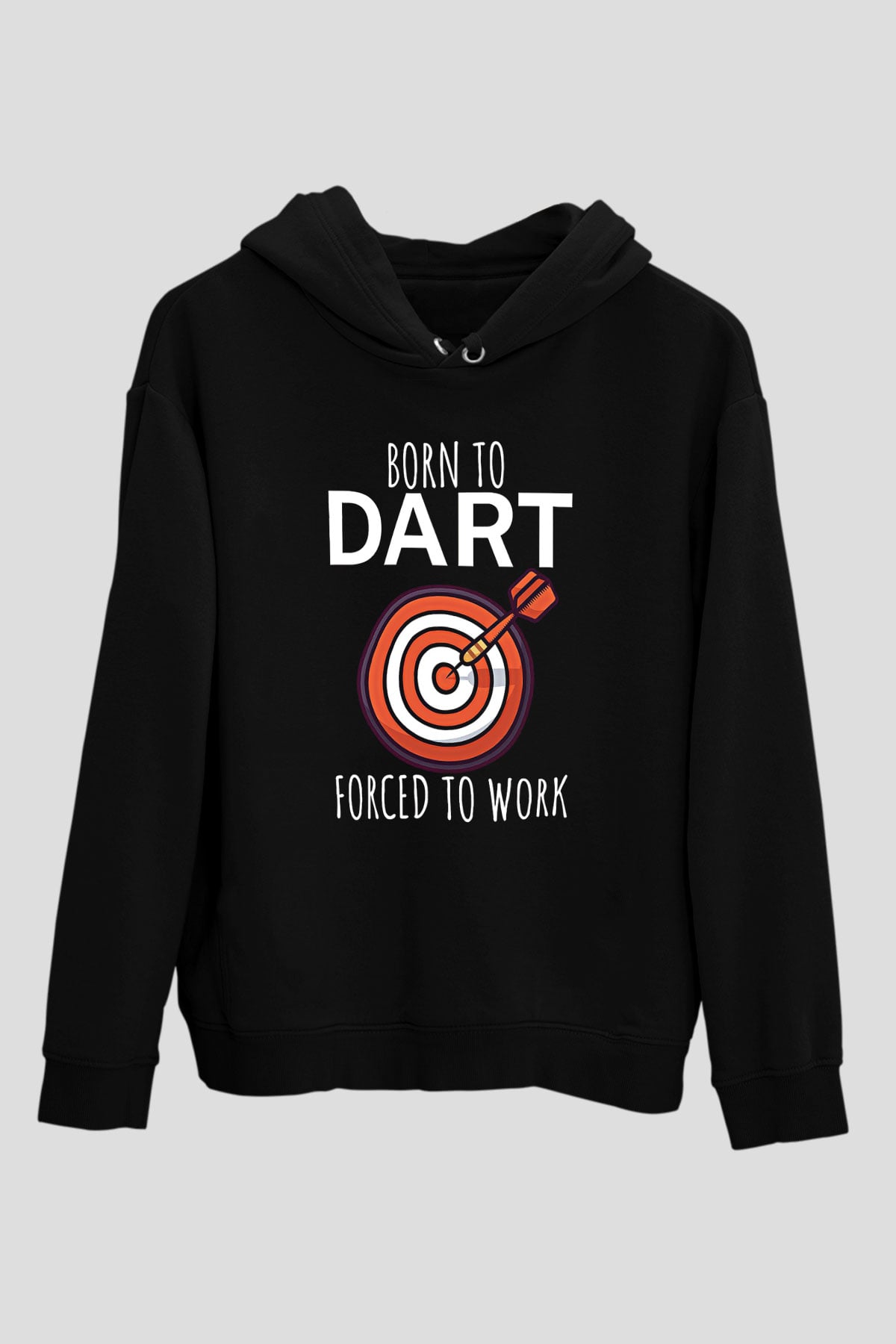 Dalgıçlık - Mountaineering Baskılı Unisex Siyah Hoodie