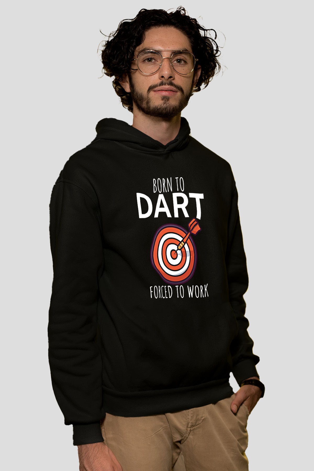 Dalgıçlık - Mountaineering Baskılı Unisex Siyah Hoodie