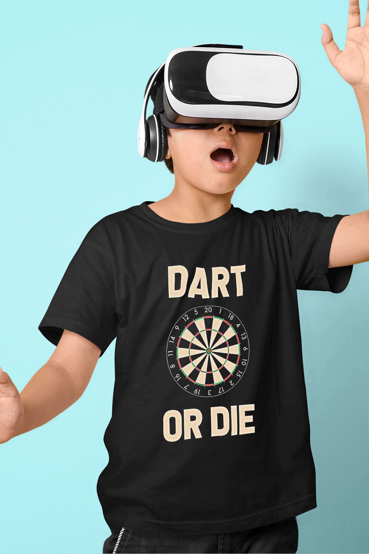 Dalgıçlık - Mountaineering Baskılı Unisex Siyah Çocuk Tİşörtü - Tshirt