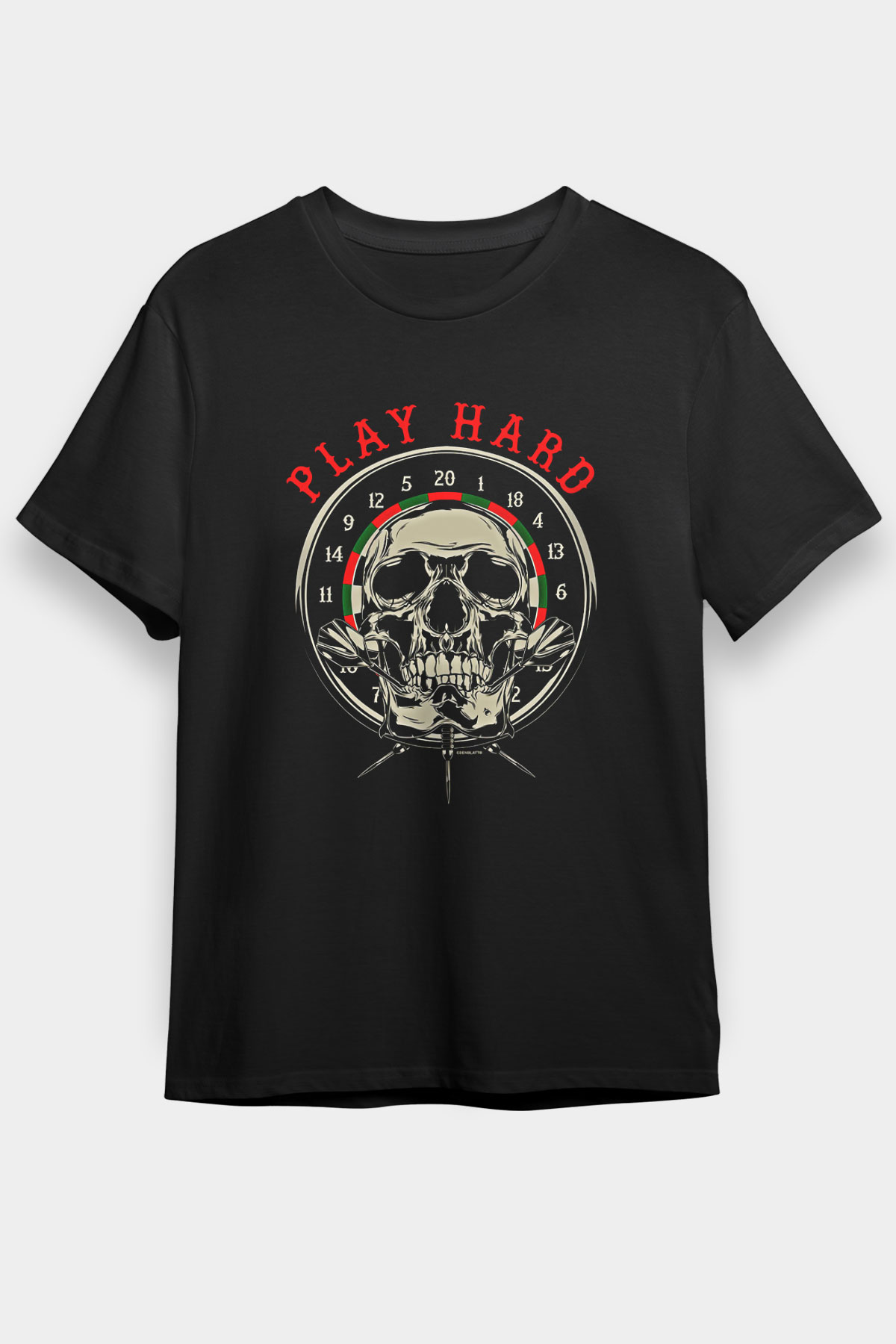 Dalgıçlık - Mountaineering Baskılı Unisex Siyah Tişört - Tshirt
