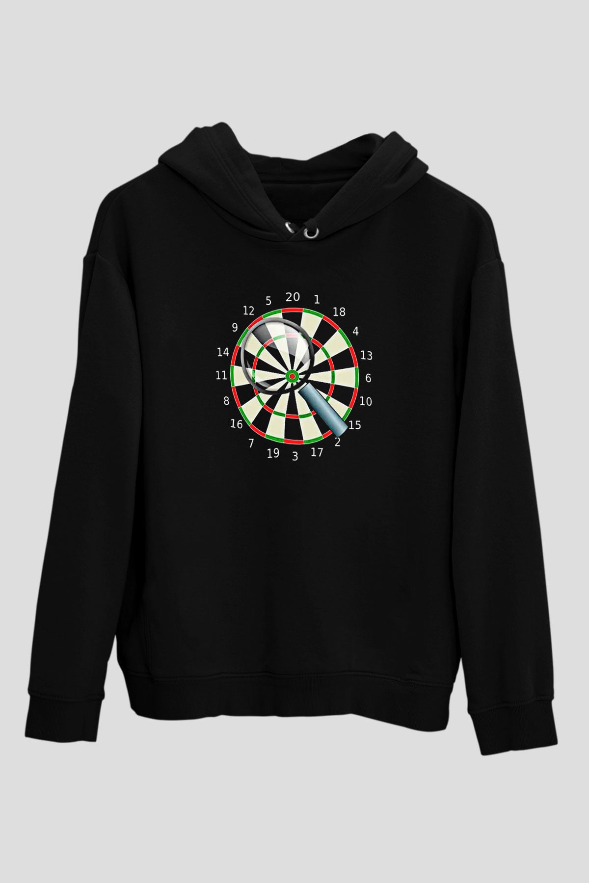 Dalgıçlık - Mountaineering Baskılı Unisex Siyah Hoodie
