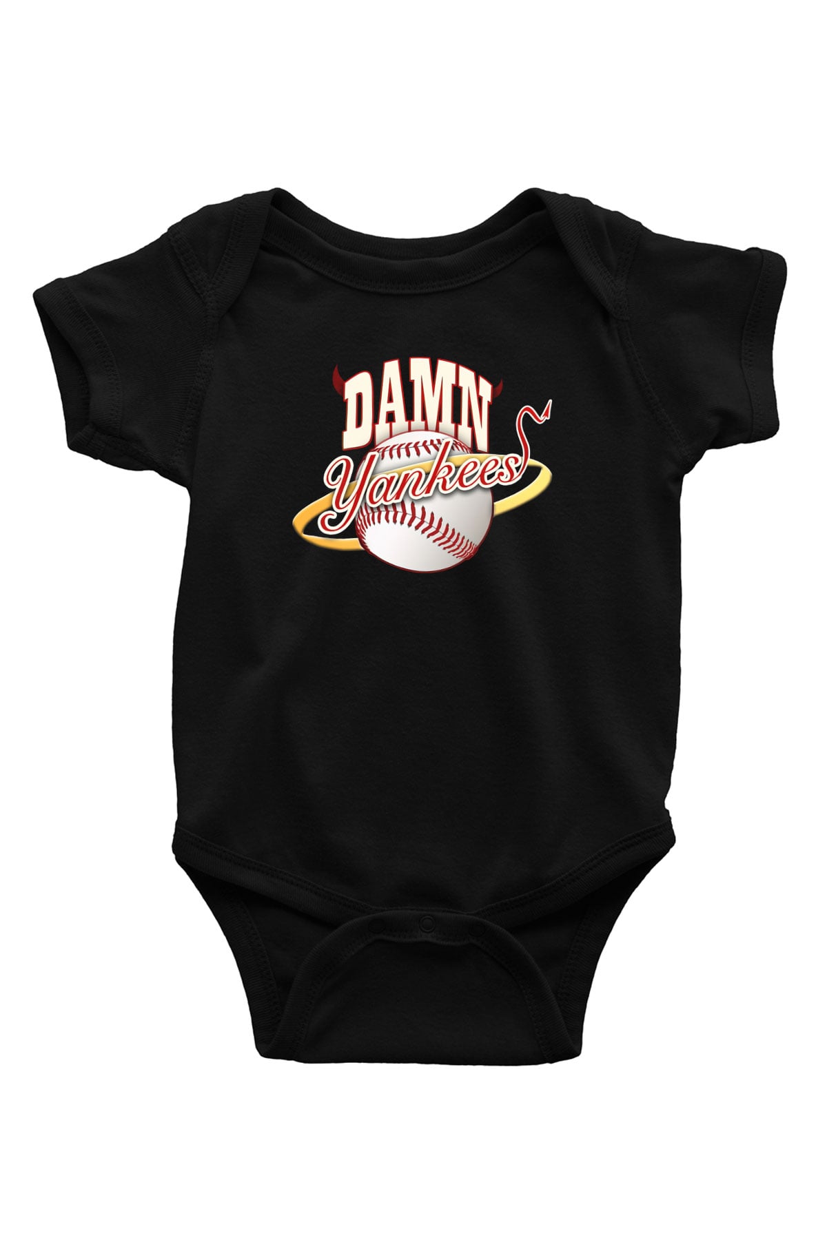 Damn Yankees Siyah Bebek Body - Zıbın