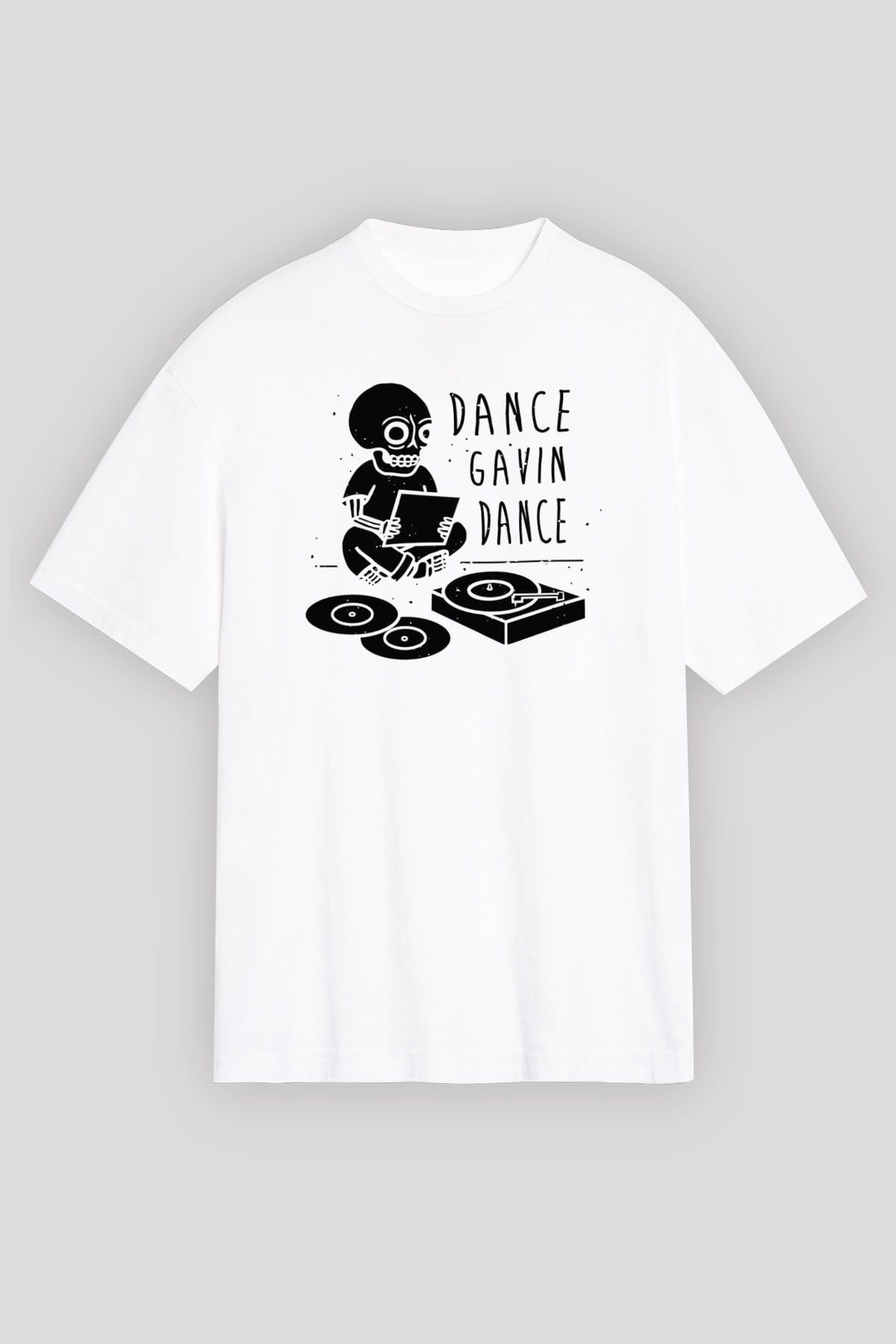 Dance Gavin Dance Beyaz Unisex Tişört T-Shirt - TişörtFabrikası