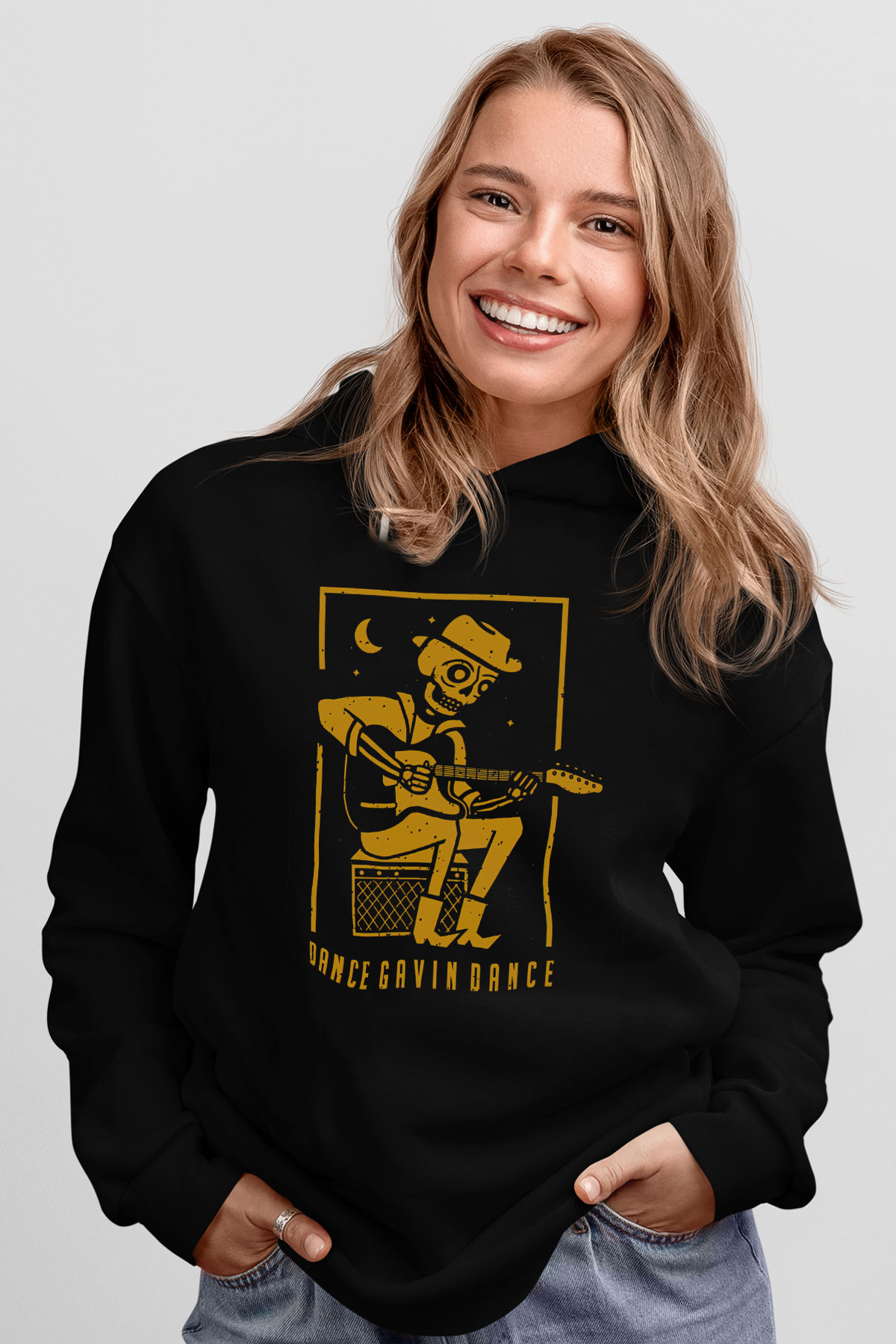 Dance Gavin Dance Siyah Unisex Kapüşonlu Sweatshirt