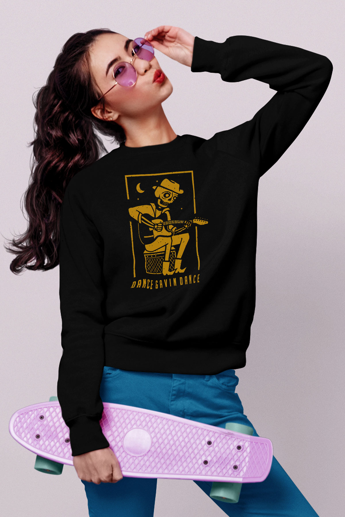 Dance Gavin Dance Siyah Unisex Sweatshirt