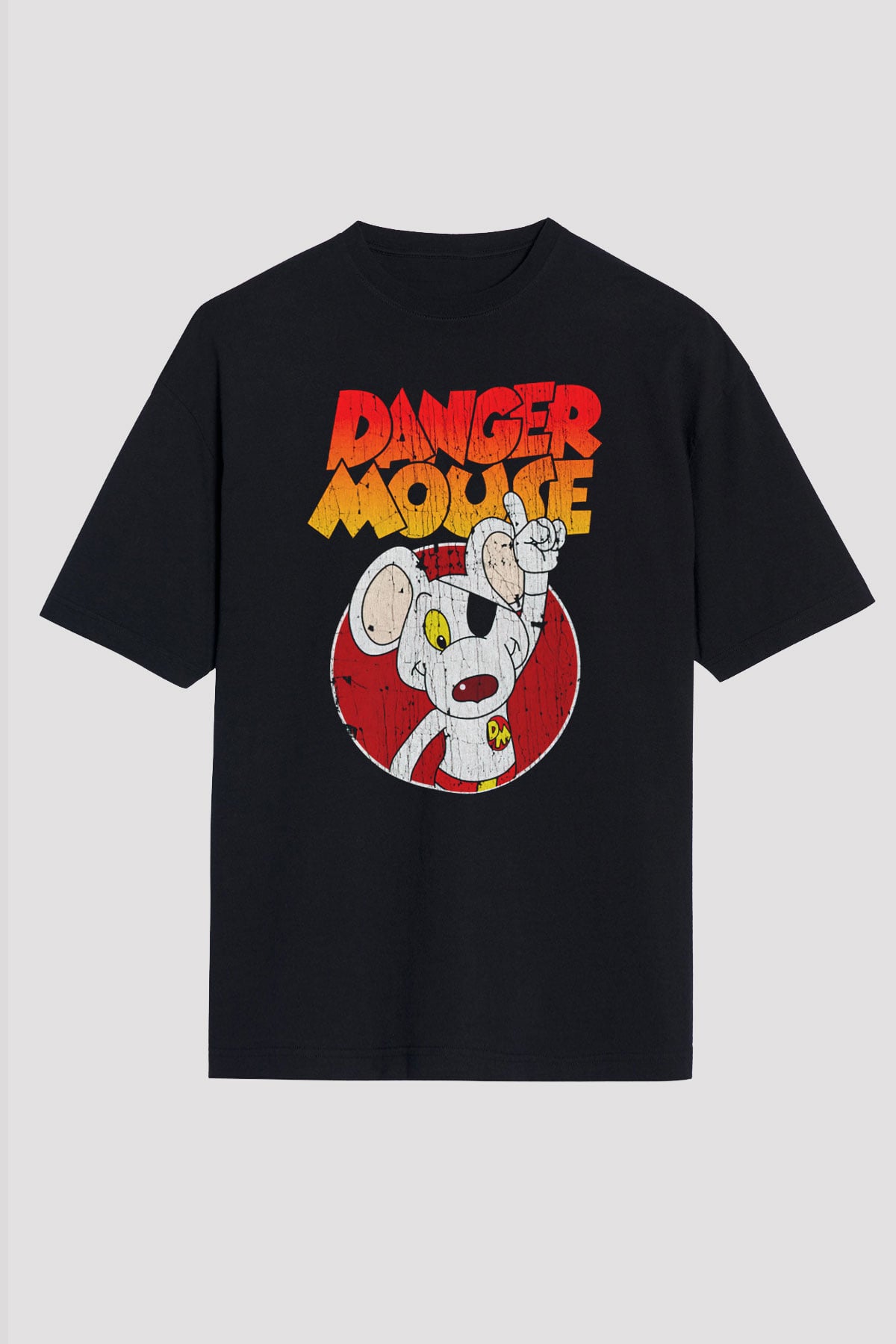 Danger Mouse Siyah Unisex Tişört