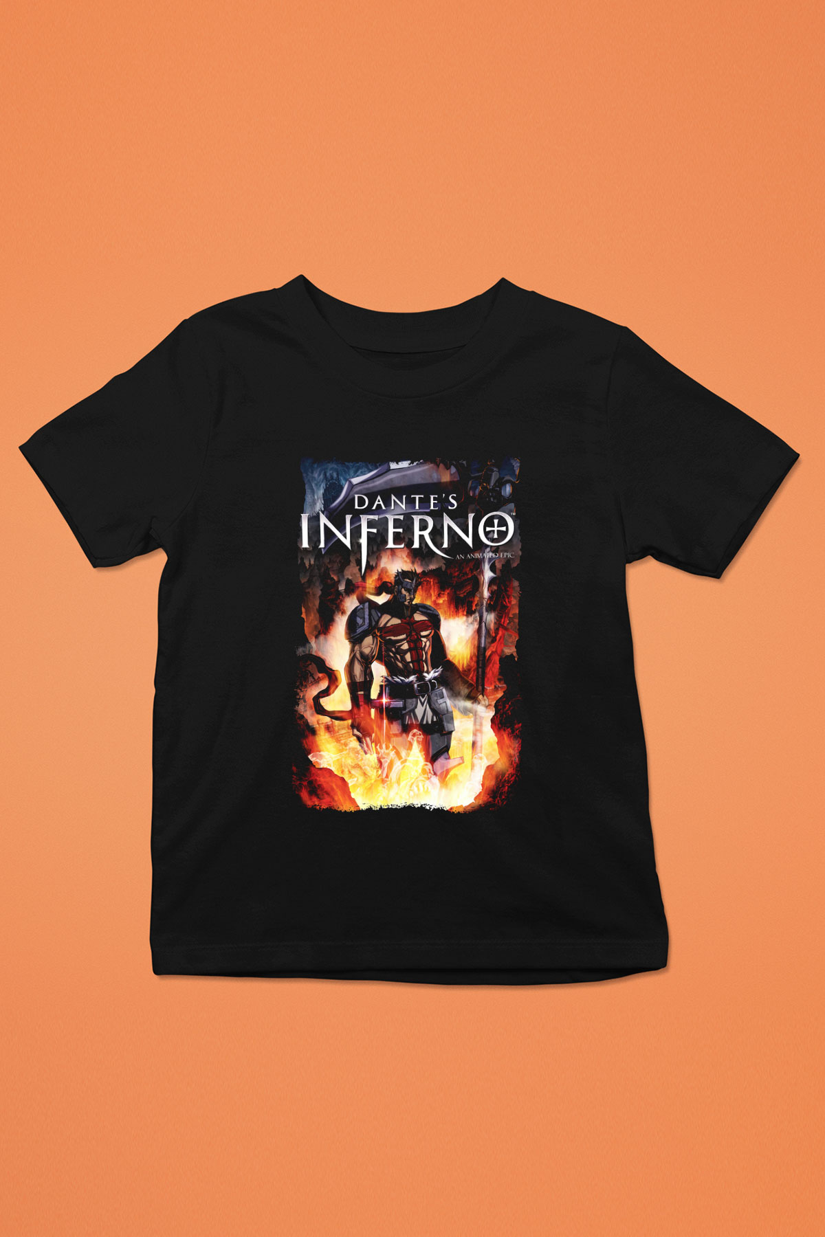 Dante's Inferno Siyah Unisex Çocuk Tişört