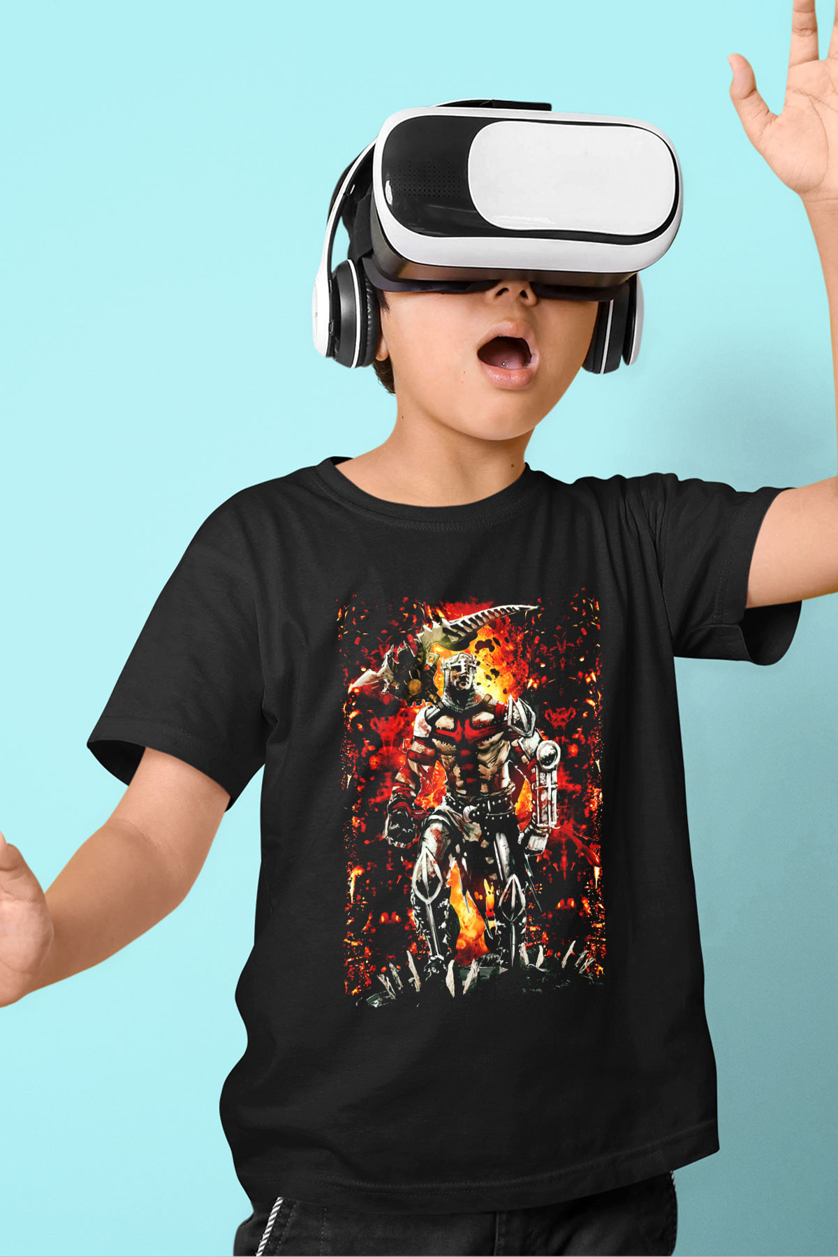 Dante's Inferno Siyah Unisex Çocuk Tişört