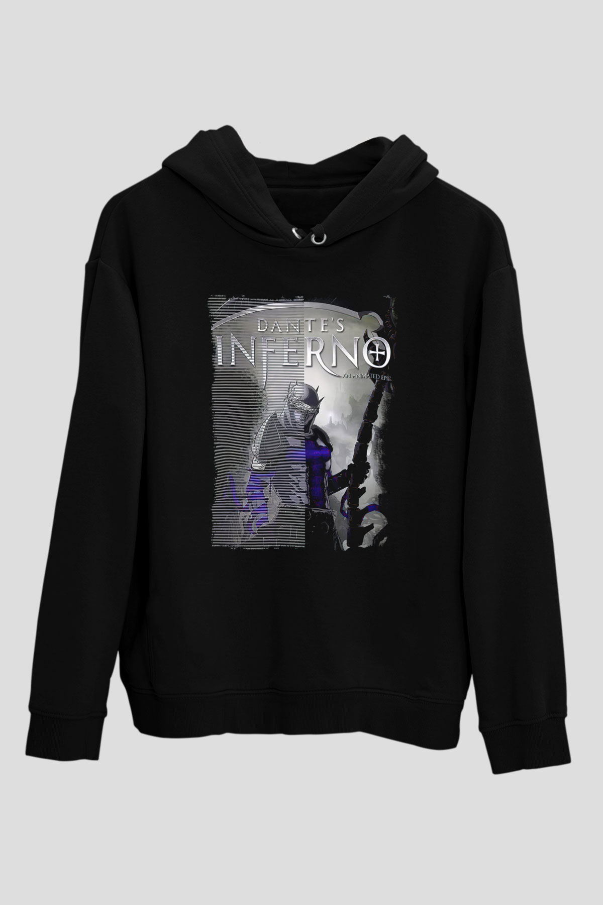 Dante's Inferno Siyah Unisex Hoodie