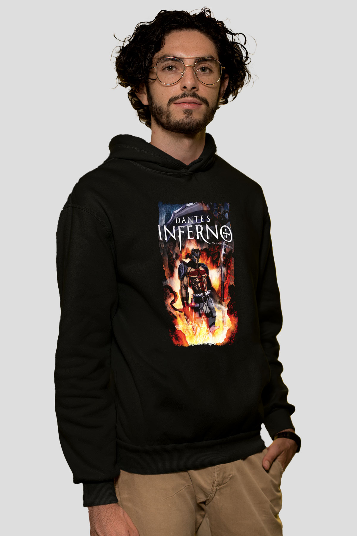 Dante's Inferno Siyah Unisex Hoodie