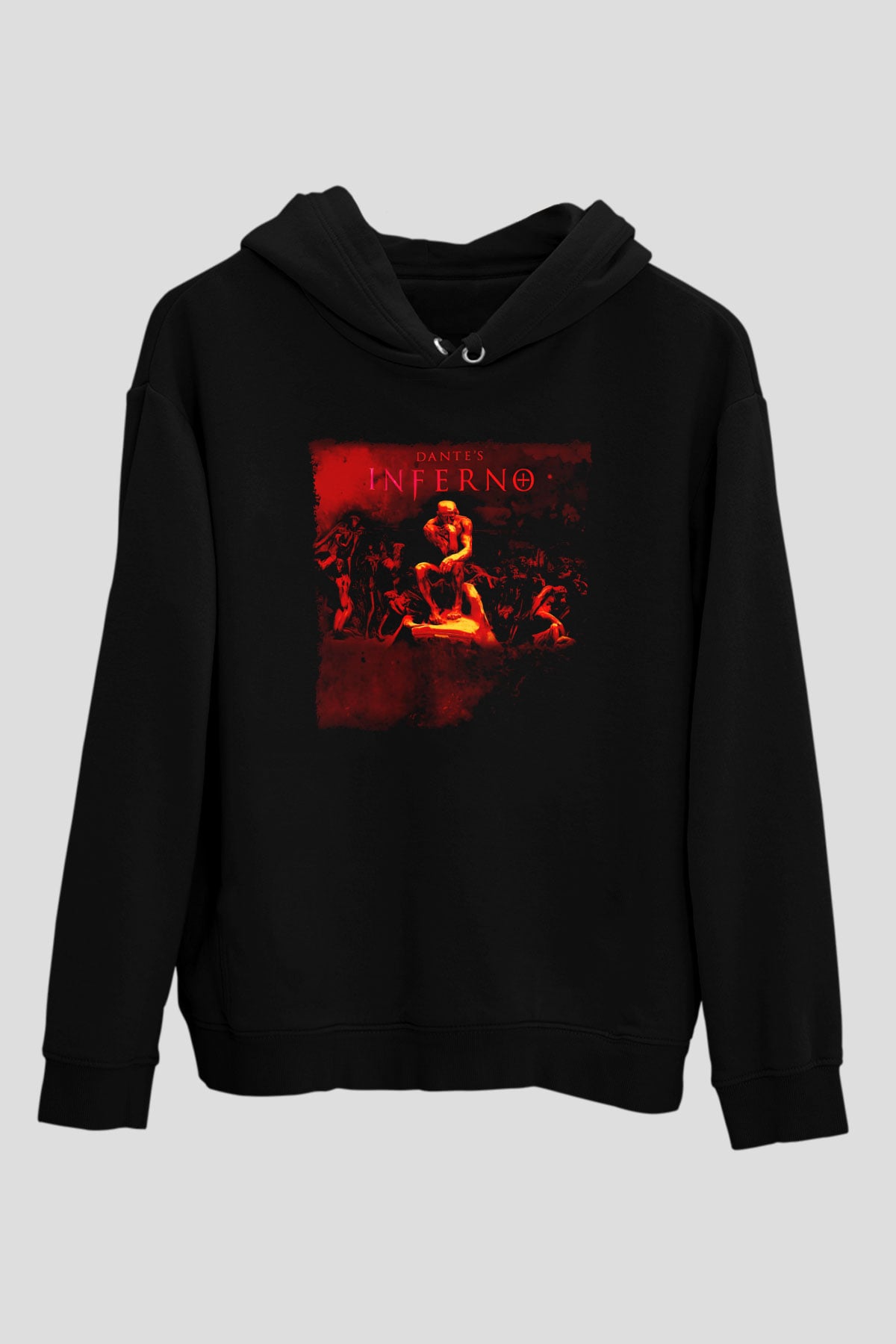 Dante's Inferno Siyah Unisex Hoodie