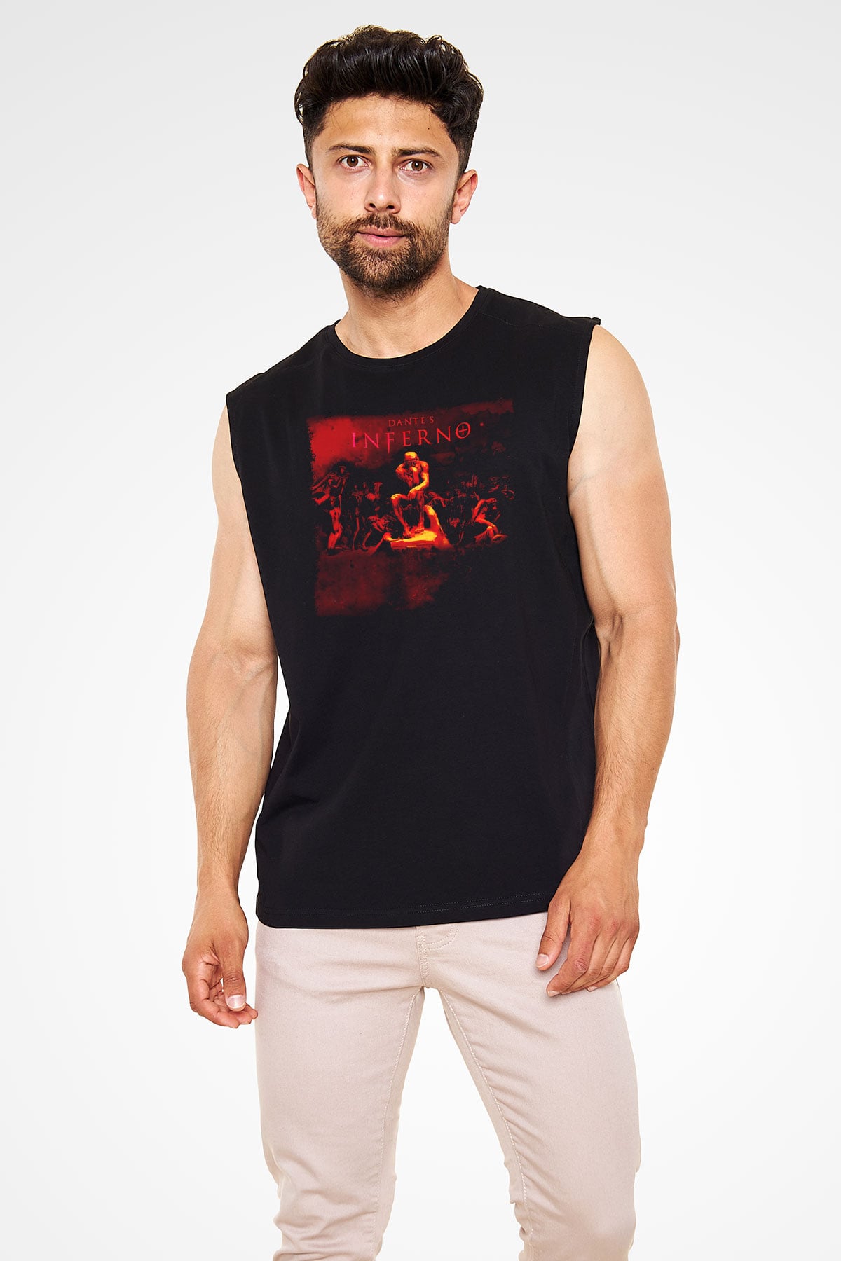 Dante's Inferno Siyah Unisex Kolsuz Tişört