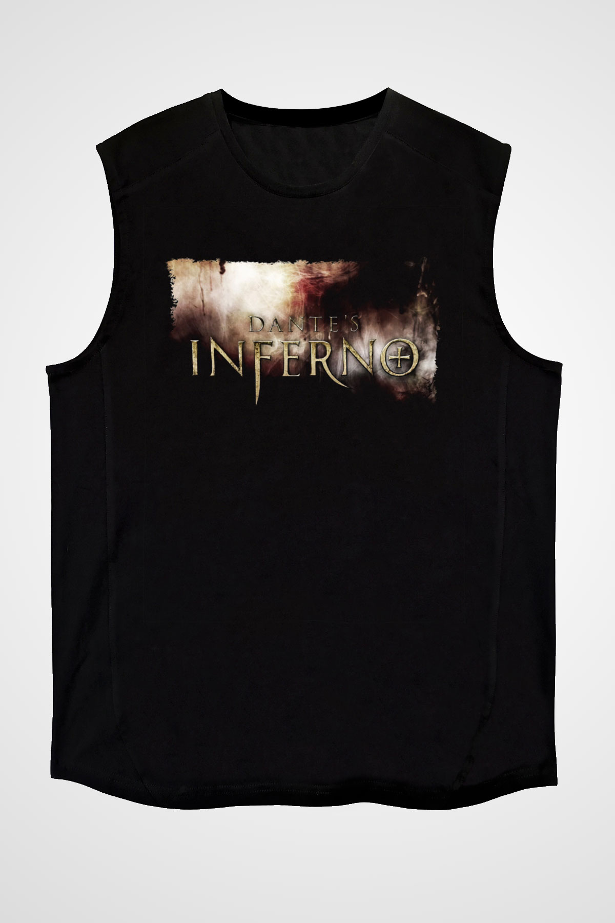 Dante's Inferno Siyah Unisex Kolsuz Tişört