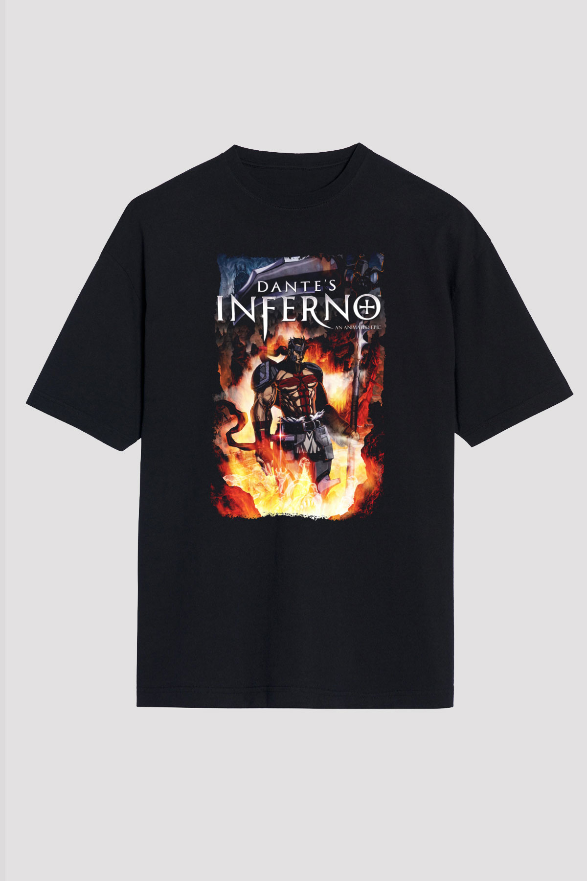 Dante's Inferno Siyah Unisex Tişört T-Shirt