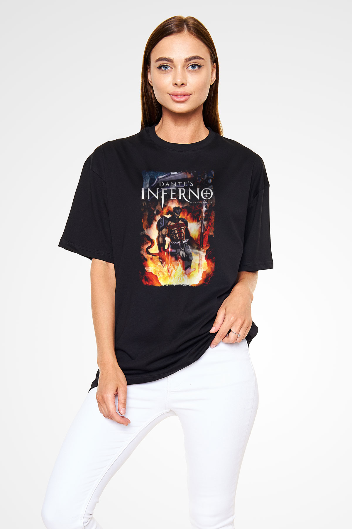 Dante's Inferno Siyah Unisex Tişört T-Shirt