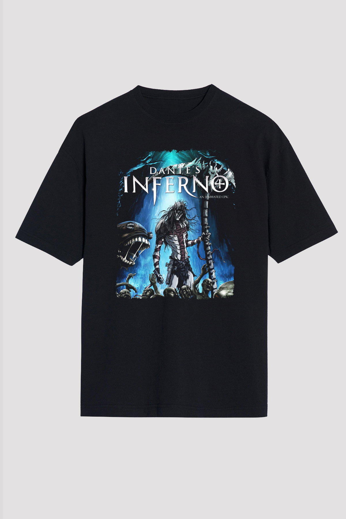Dante's Inferno Siyah Unisex Tişört T-Shirt