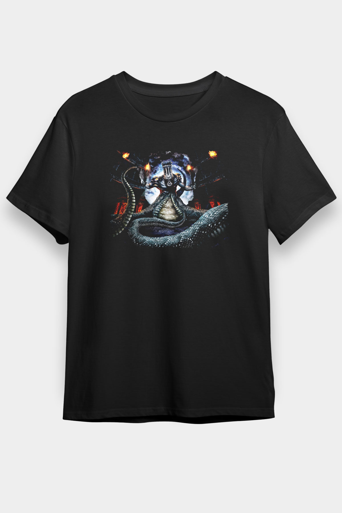 Dante's Inferno Siyah Unisex Tişört T-Shirt