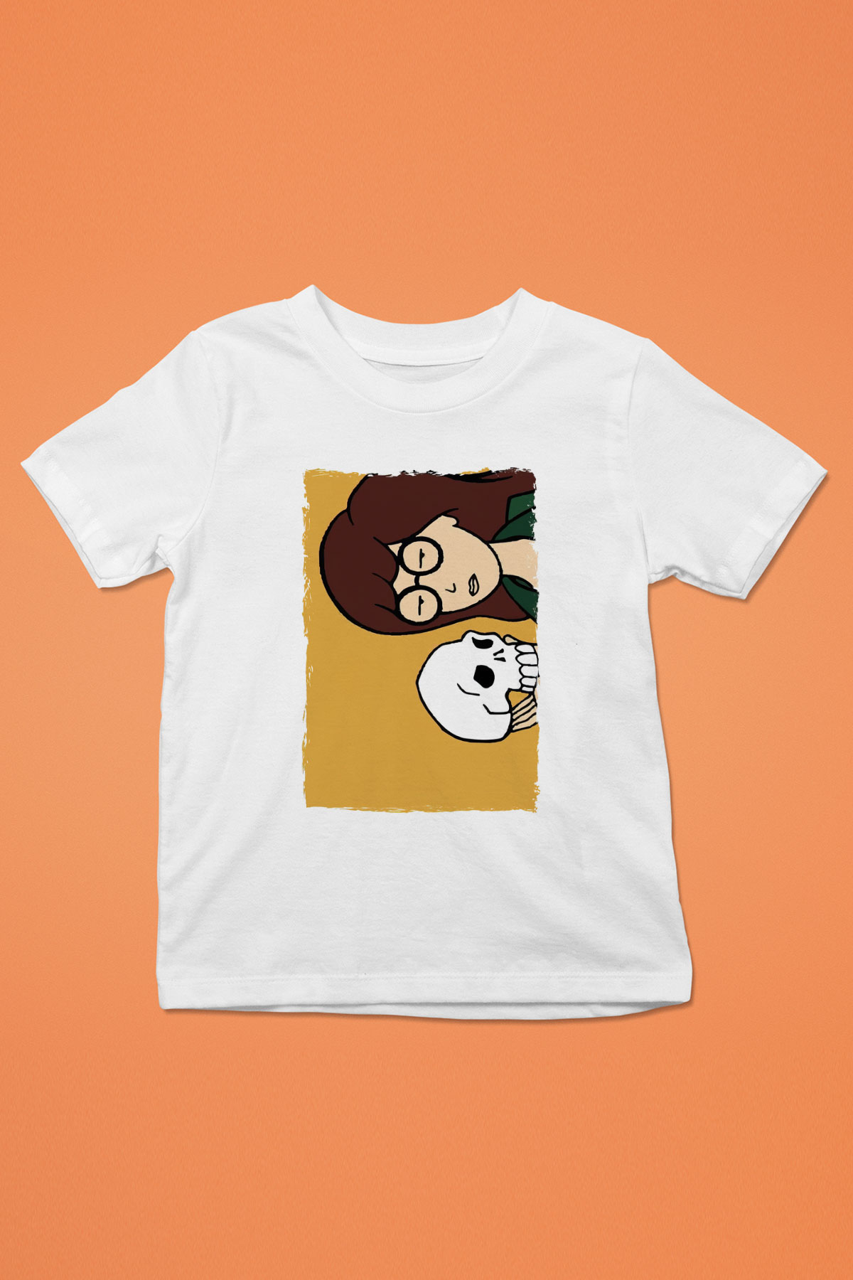 Daria Beyaz Unisex Çocuk Tişört