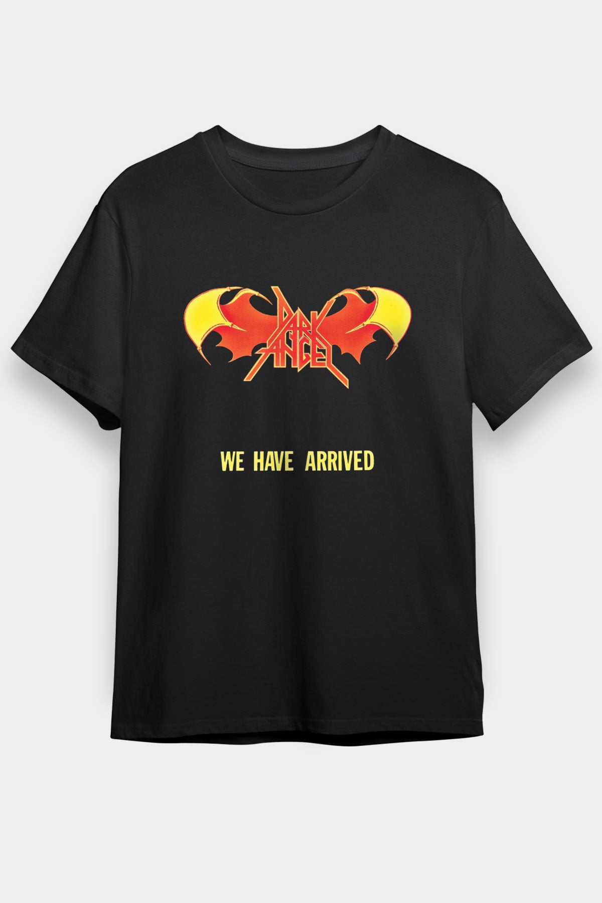Dark Angel Baskılı Unisex Siyah Tişört