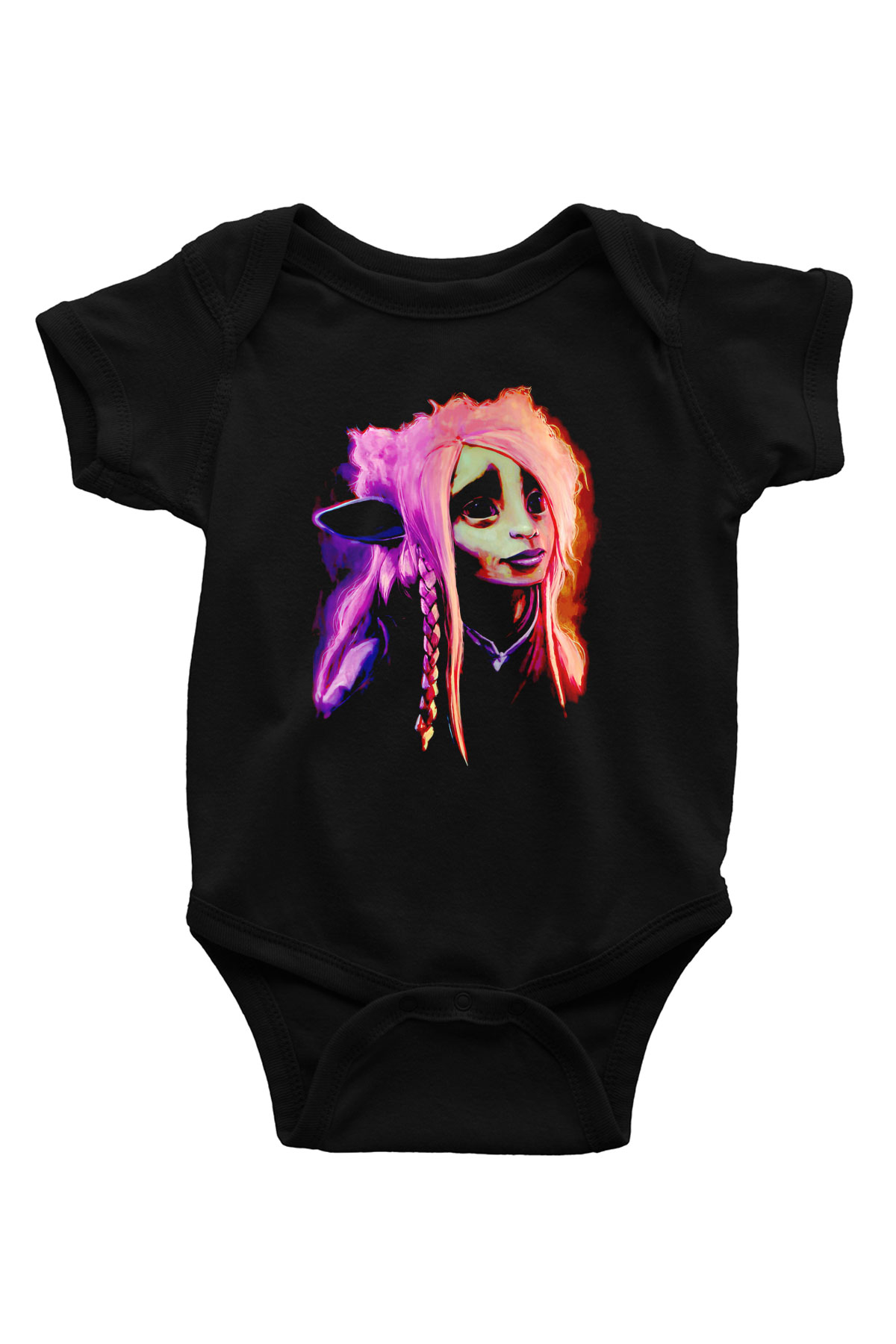 Dark Crystal Siyah Bebek Body - Zıbın