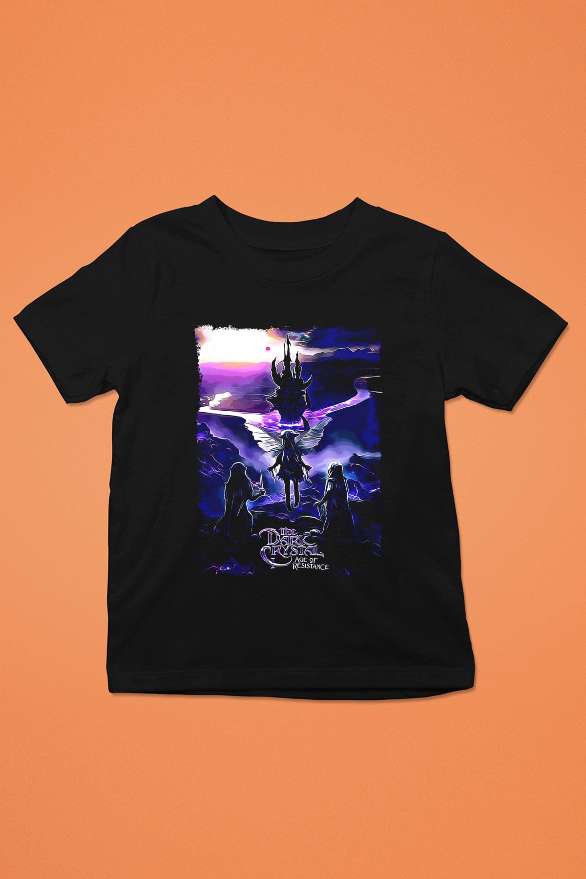 Dark Crystal Siyah Unisex  Çocuk Tişört