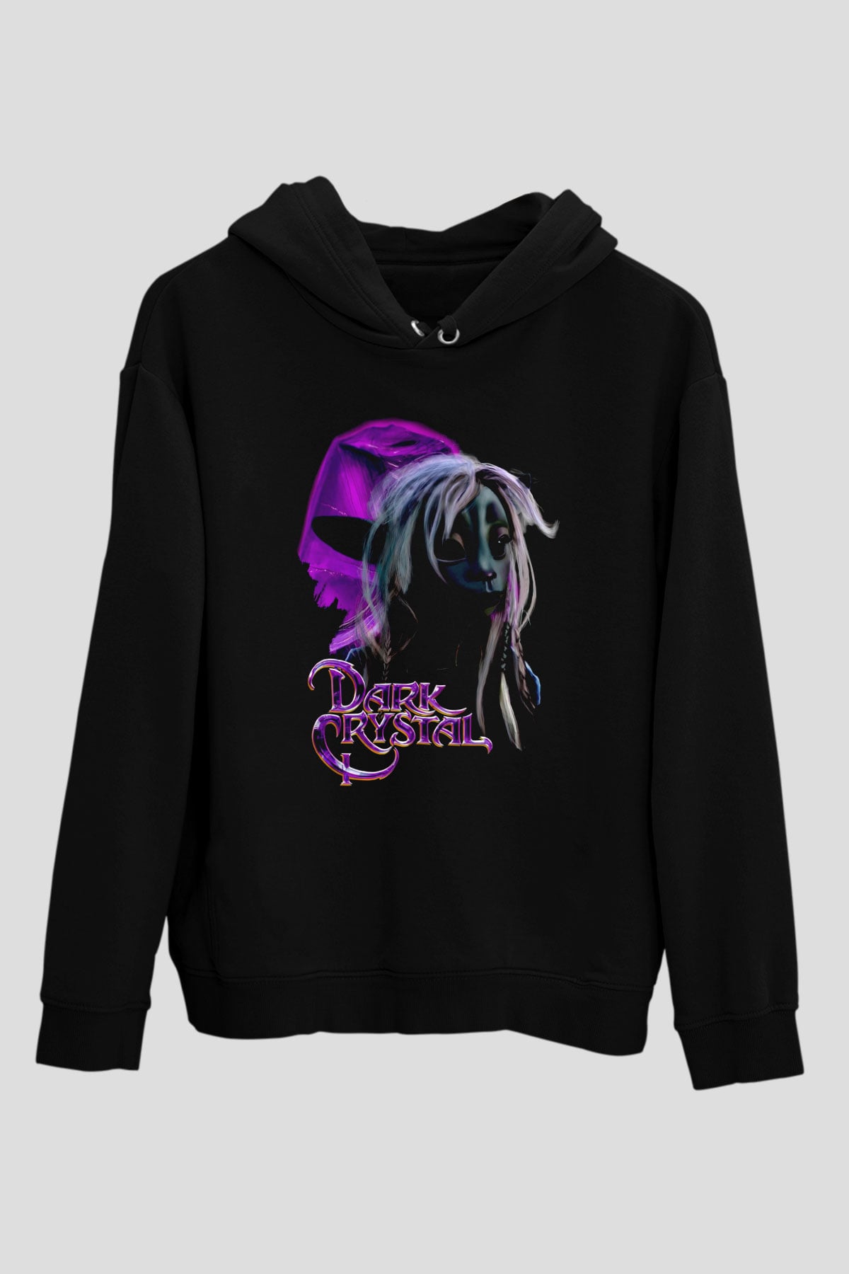 Dark Crystal Siyah Unisex Hoodie