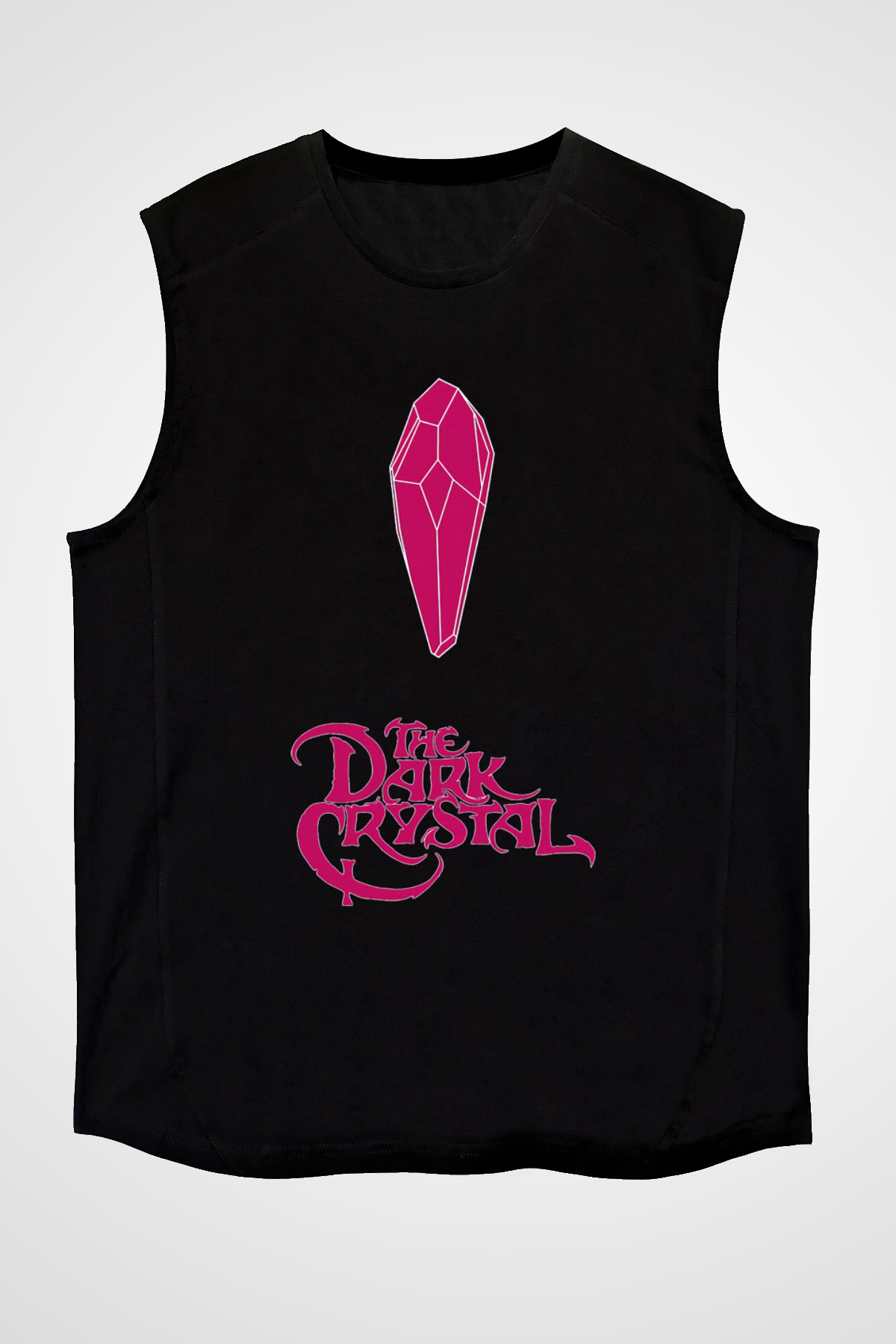 Dark Crystal Siyah Unisex  Kolsuz Tişört