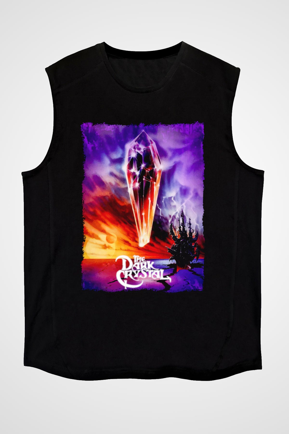 Dark Crystal Siyah Unisex  Kolsuz Tişört