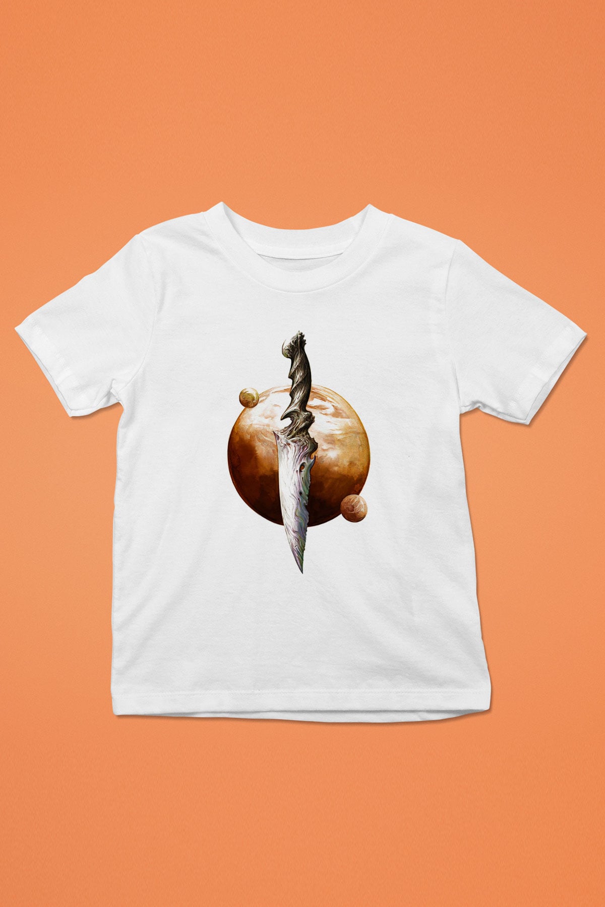 Dark Souls Baskılı Beyaz Unisex Beyaz Çocuk Tişört - Tshirt