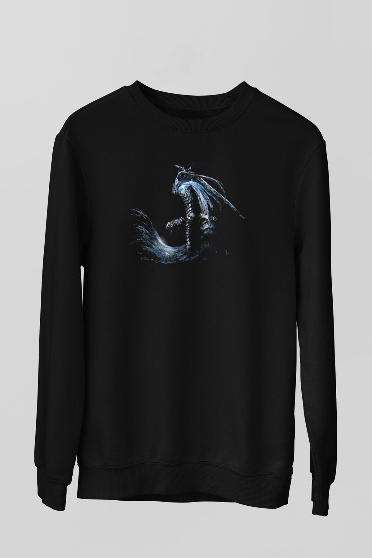 Dark Souls Baskılı Unisex Siyah Sweatshirt