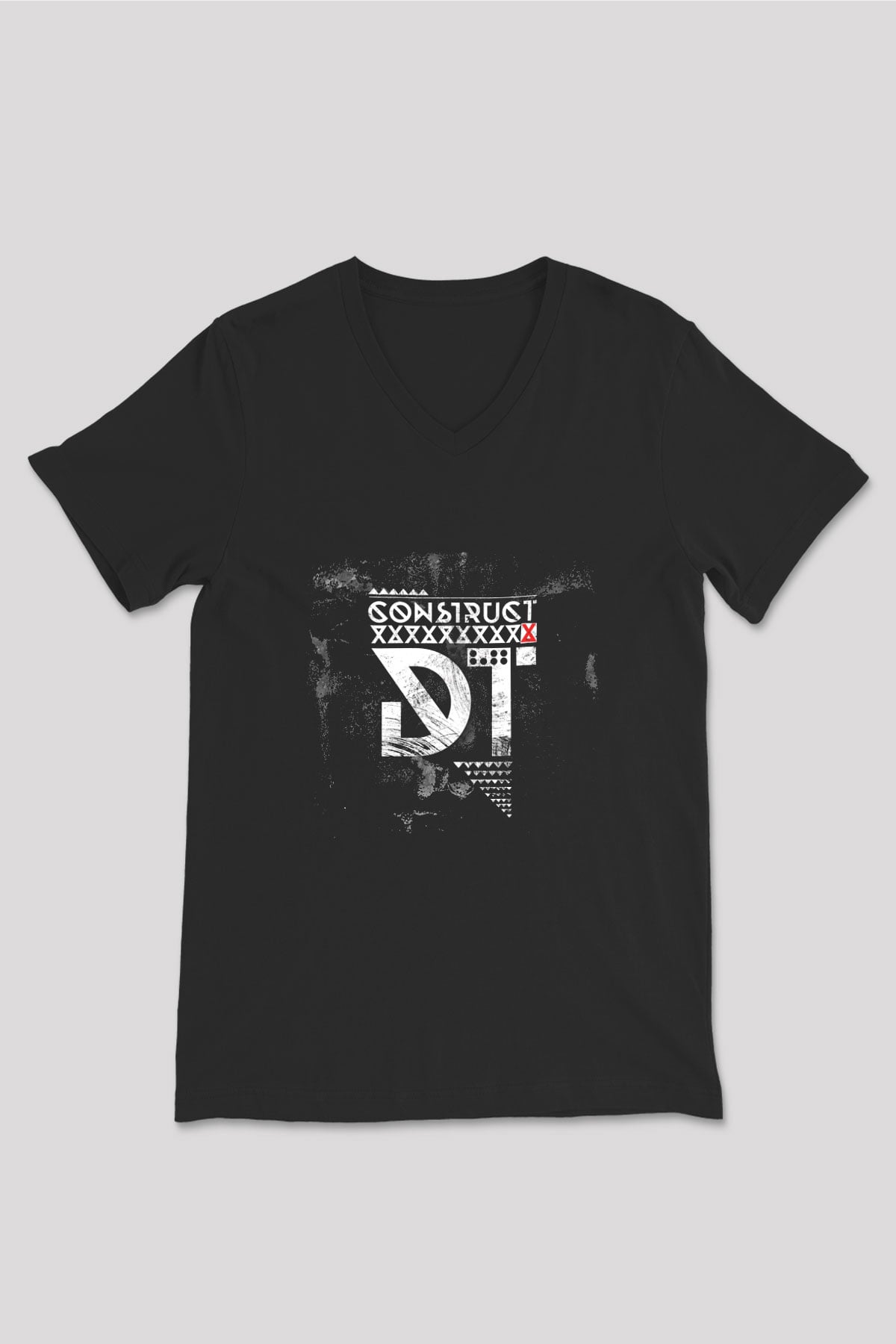 Dark Tranquillity Baskılı Unisex Siyah V Yaka Tişört