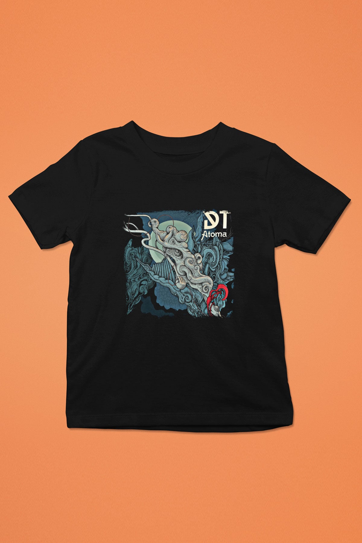 Dark Tranquillity Baskılı Unisex Siyah Çocuk Tişört