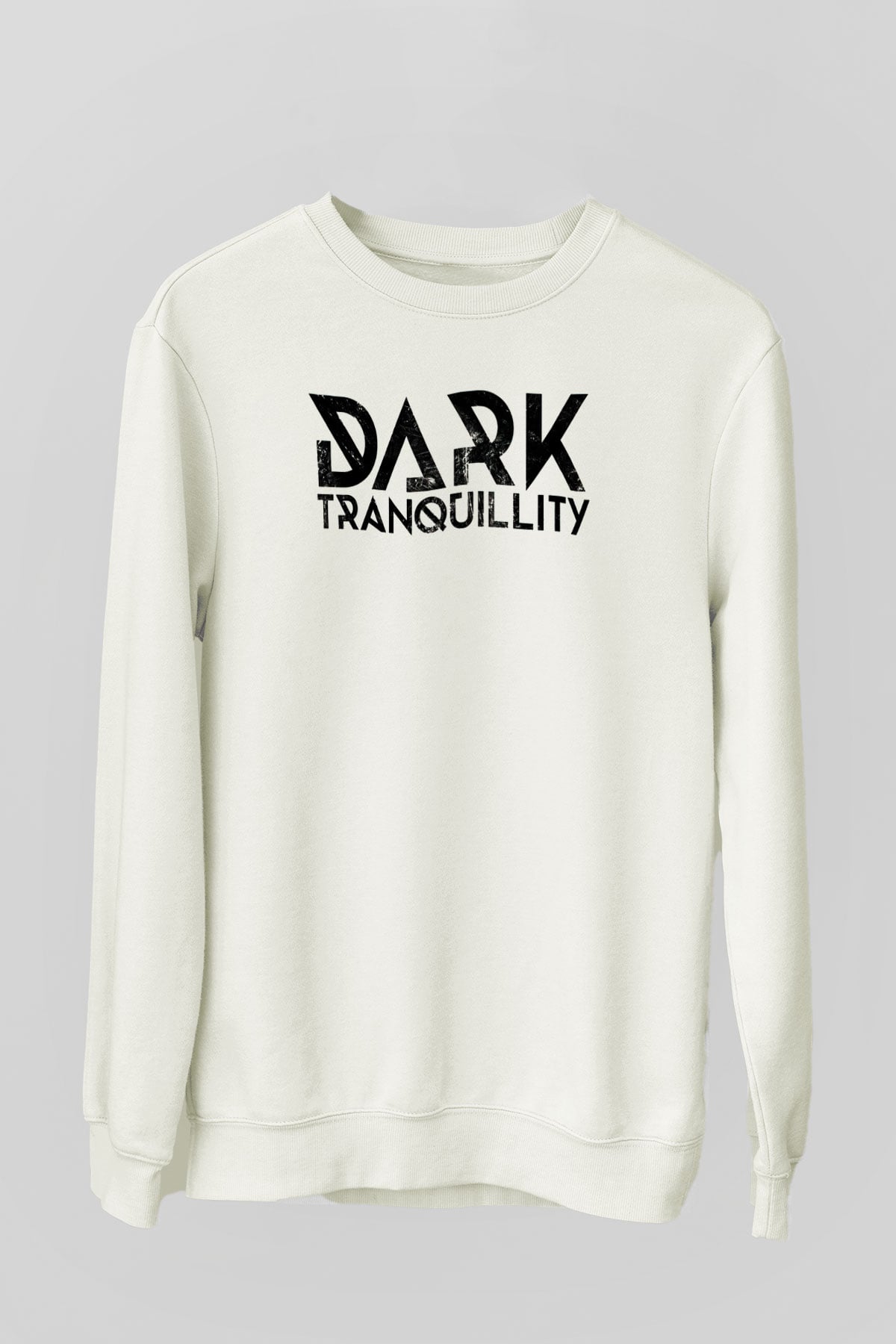 Dark Tranquillity Beyaz Unisex Sweatshirt