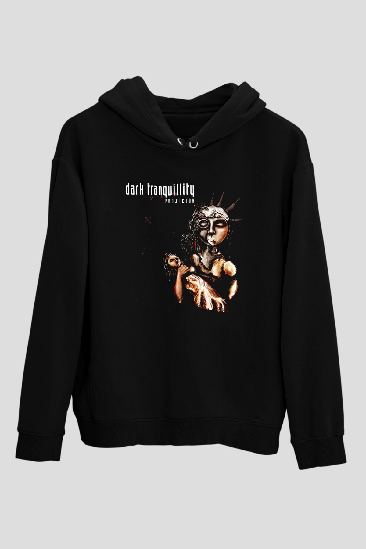 Dark Tranquillity Siyah Unisex Kapüşonlu Sweatshirt