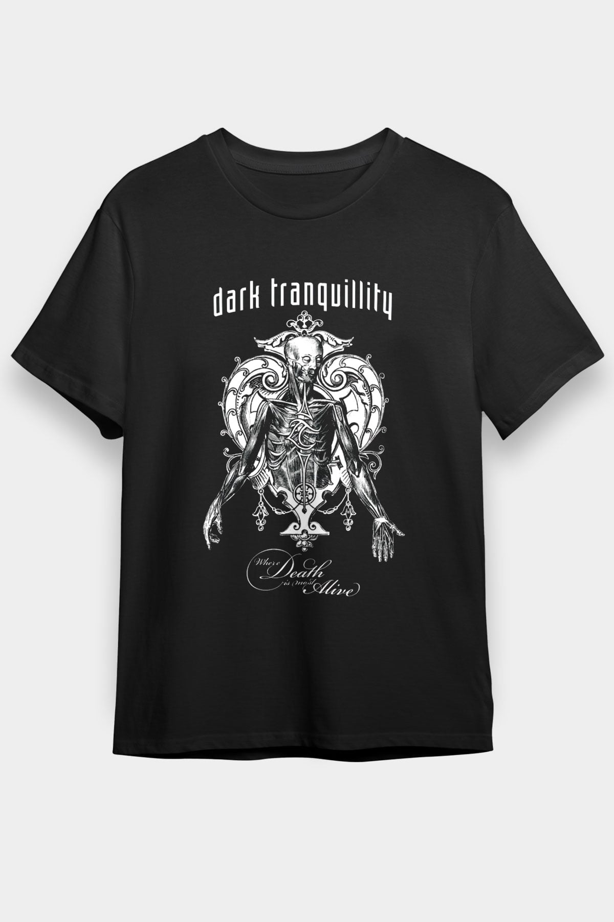 Dark Tranquillity Siyah Unisex Tişört T-Shirt - TişörtFabrikası