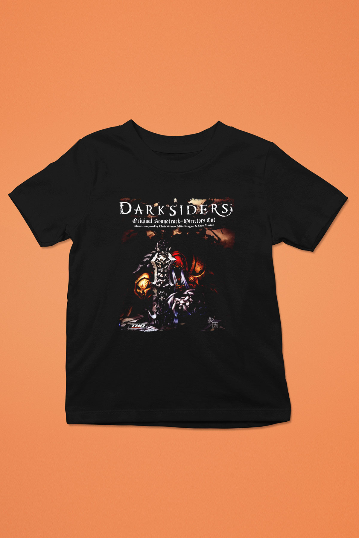 Darksiders Siyah Unisex Çocuk Tişört